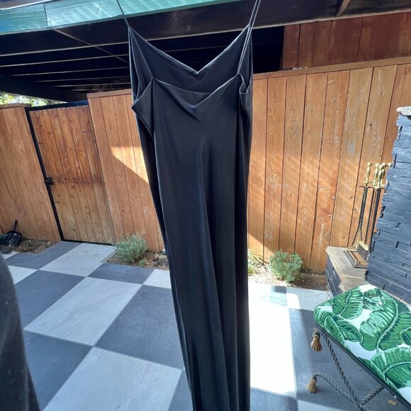 ASCENO Lyon Silk Satin Slip Dress Small - Picture 15 of 16